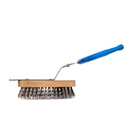 Steel Bristle Grill Brush, Lightweight Plastic Handle