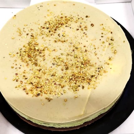 RICOTTA AND PISTACHIO CHEESCAKE/TORTA RICOTTA E PISTACCHIO