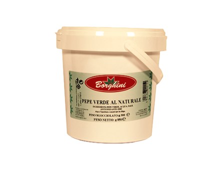 PEPE VERDE AL NATURALE IN SALAMONIA 800GR