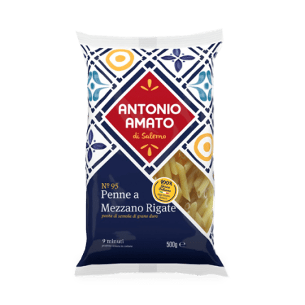 PENNE A MEZZANO RIGATE *95 AMATO 24x500g