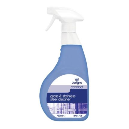 JANGRO CONTRACT GLASS & STAINLESS STEEL CLEANER 750ML