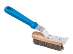 Steel Bristle Grill Brush, Lightweight Plastic Handle - Image 2